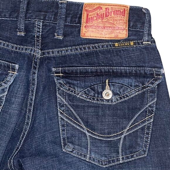 Lucky Brand Bootcut Western Boho Jeans Womens Size 29 Mid Rise Medium Blue Wash - Picture 13 of 14